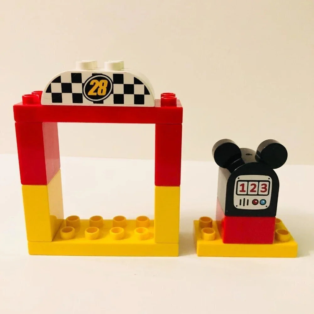 Lego Duplo Disney Mickey Mouse Roadster Racers  Car Playset Incomplete - Picture 10 of 14